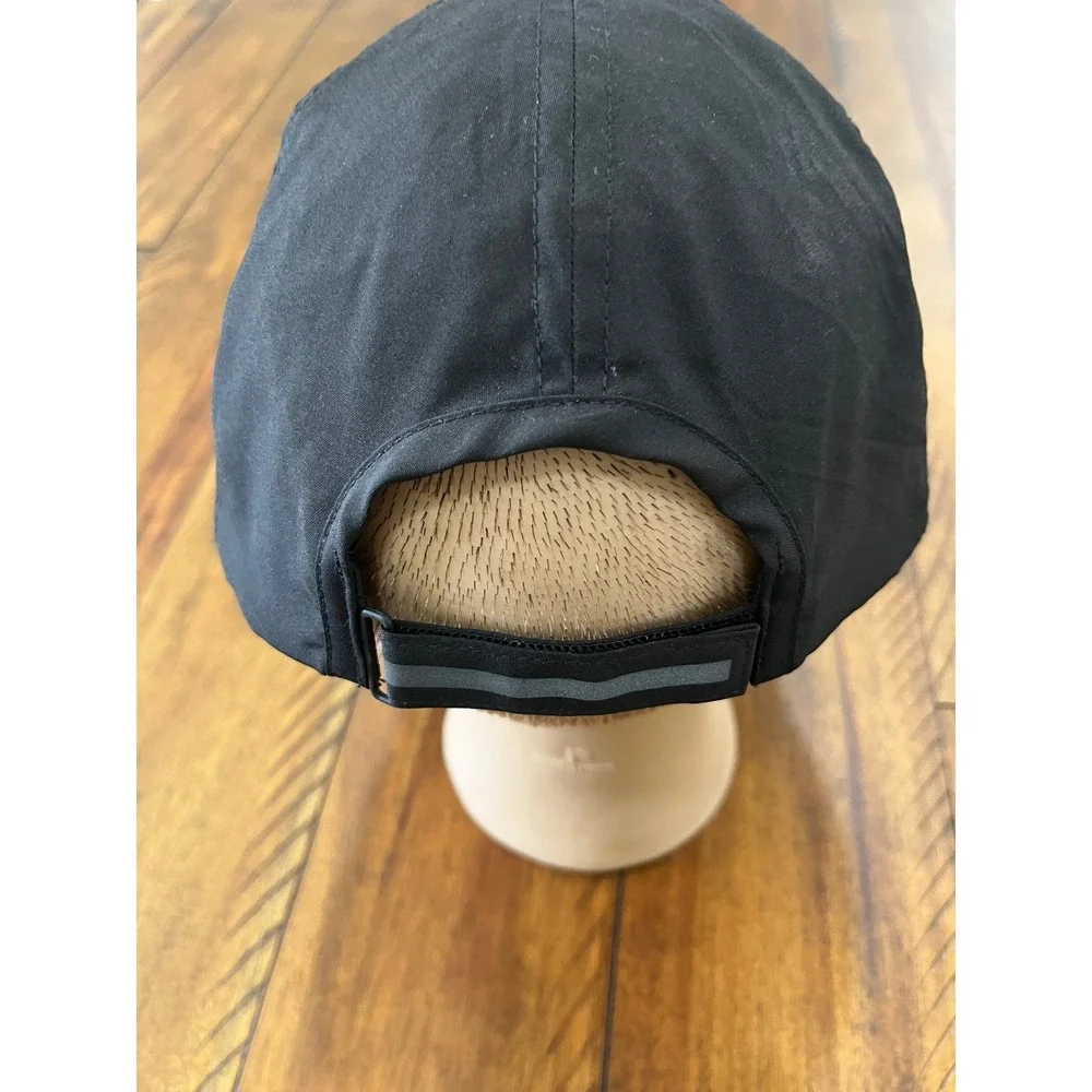 Athleta Baseball Cap Women One Size Black Excellent Perforated Performance Hat‎